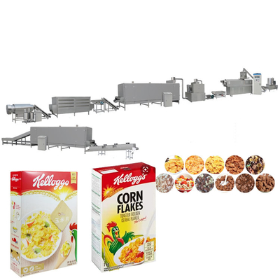 120 кг/ч Продукты питания 304 Нержавеющая сталь Кукурузная пуф-машина 66кВт