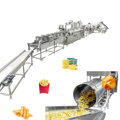 Полностью автоматическая линия производства картофельных чипсов 150 кг/ч 29 кВт